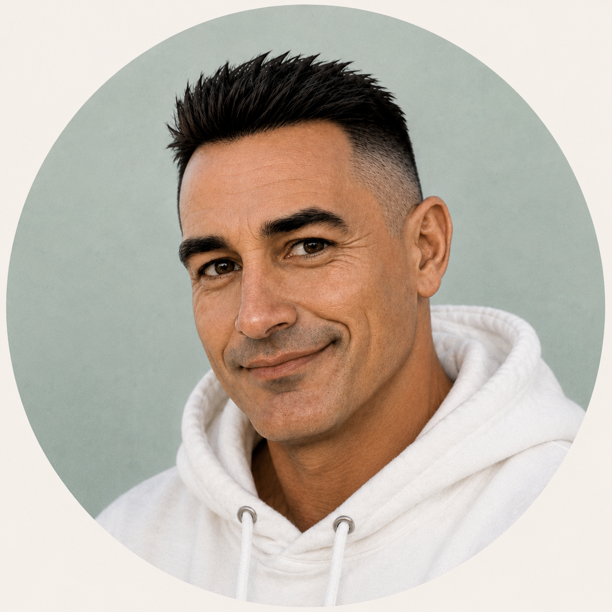 Illustrated portrait of Shane